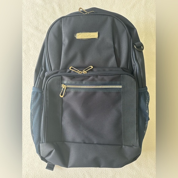 Bella Russo 17" Navy Blue Backpack Brand New Never Used - Picture 1 of 14